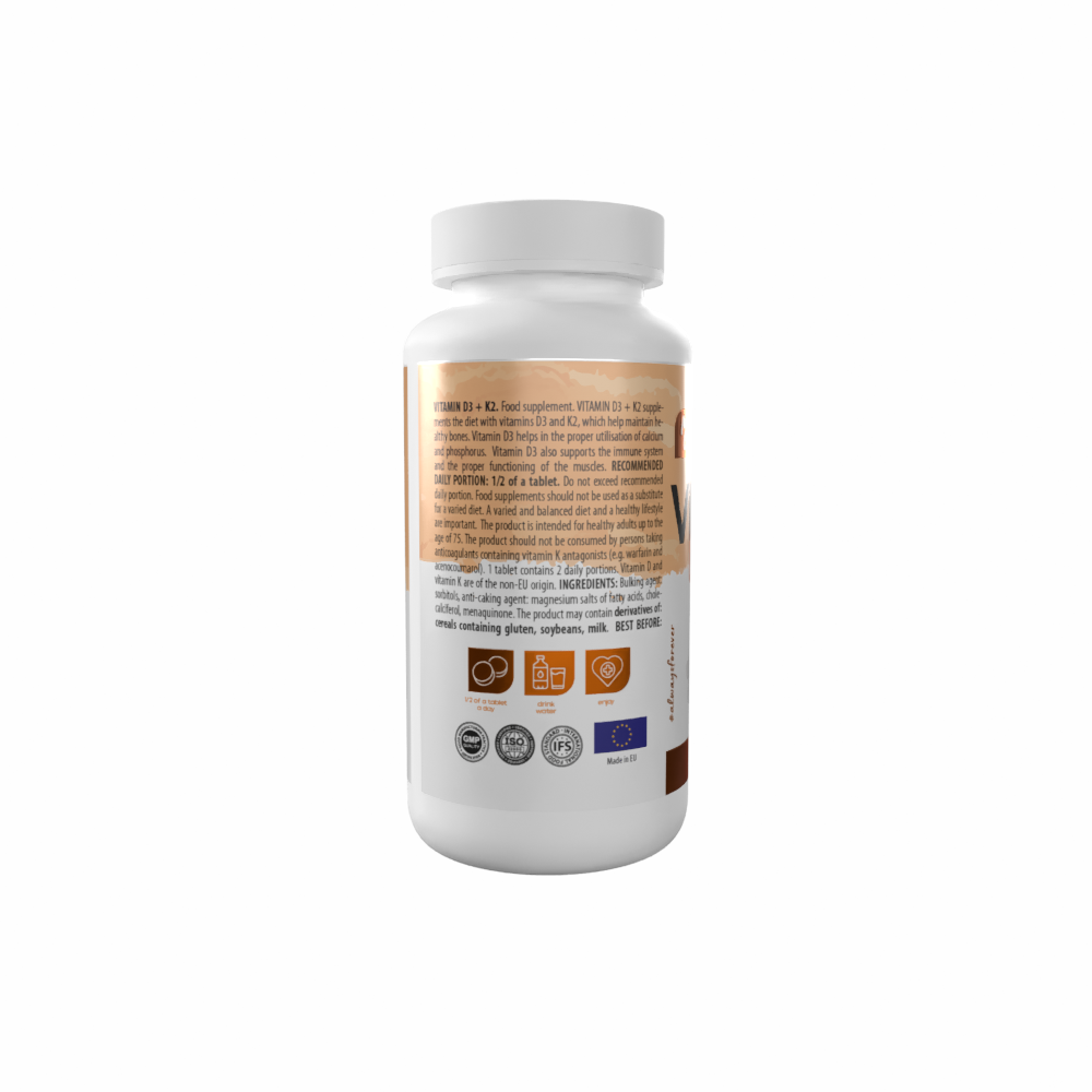 MG Complete Life D3 + K2 (4000 IU per 1 tab) 30 Tablets