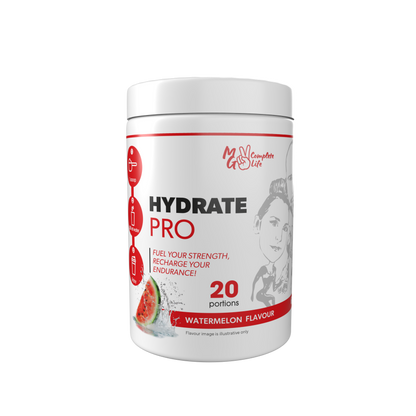 "Hydrate Pro 630g watermelon flavour front label