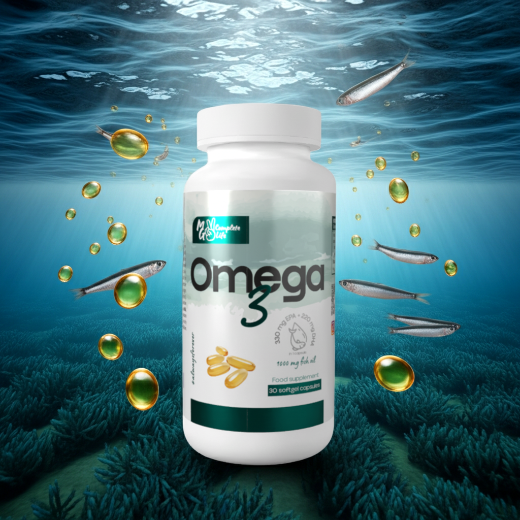 MG Complete Life Omega 3 Soft Gel Capsules 30 Caps — Pick Any 3 Supplements for €17.99