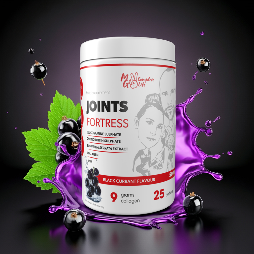 MG Complete Life Joint Fortress 500g blackcurrant joint support supplement