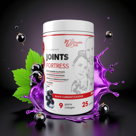 MG Complete Life Joint Fortress 500g blackcurrant joint support supplement