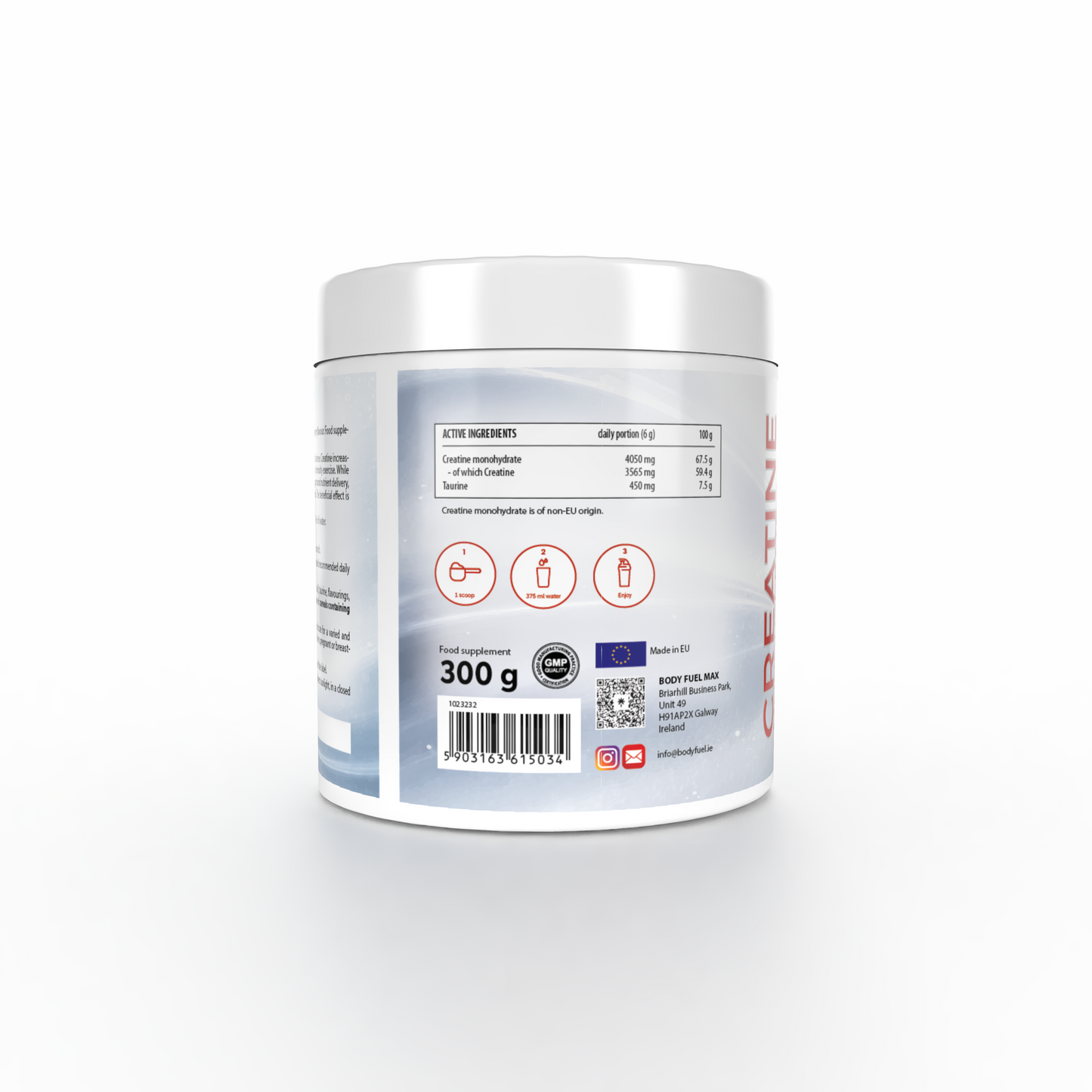 [Coming Soon] Creatine Monohydrate with Taurine 300g – Strawberry & Raspberry | Meow Squad Nutrition
